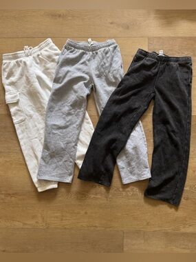 Girls Sweatpants Bundle - 3 Pairs Size Youth Large
